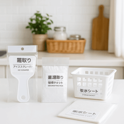 冷凍庫の霜がつかない！100均でできる霜取り＆防止テクニック