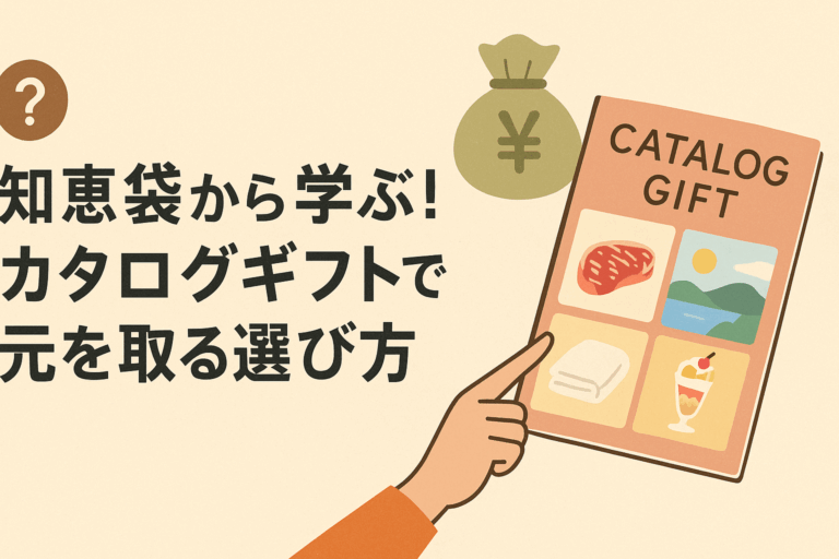 知恵袋から学ぶ！カタログギフトで元を取る選び方とおすすめ商品