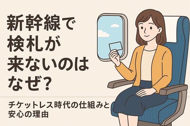 新幹線で検札が来ないのはなぜ？チケットレス時代の仕組みと安心の理由
