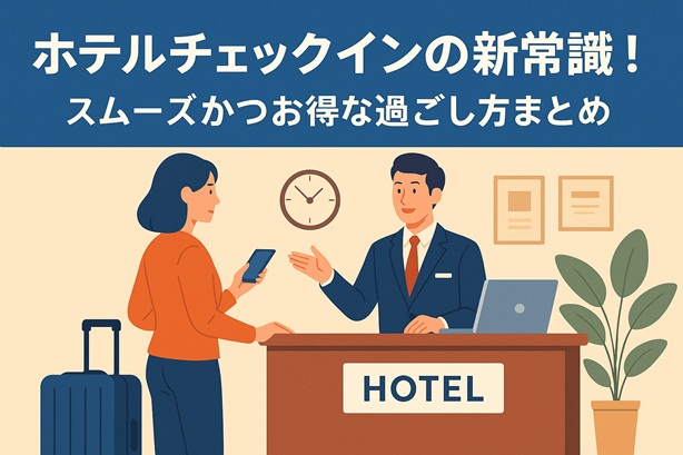 ホテルチェックインの新常識!スムーズかつお得な過ごし方まとめ