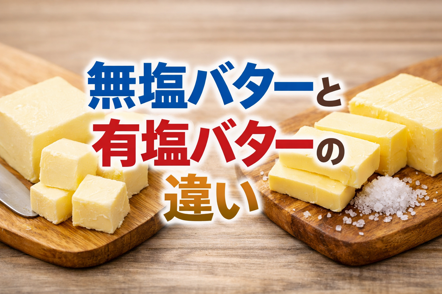 無塩バターを有塩バターに代用する方法｜塩の量と注意点まとめ